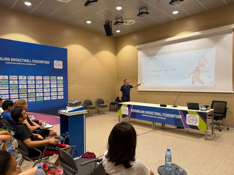 Azərbaycanda gənc basketbol hakimləri üçün seminar keçirilib