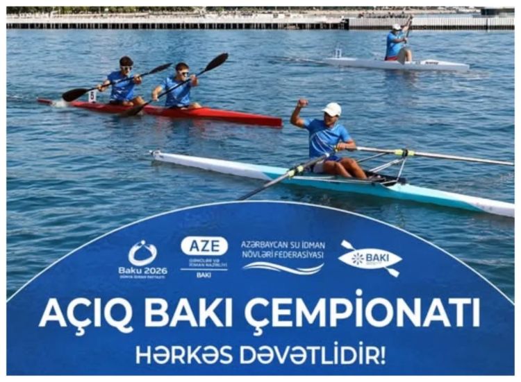 Bakıda avarçəkmə və kanoe üzrə açıq şəhər çempionatı keçiriləcək