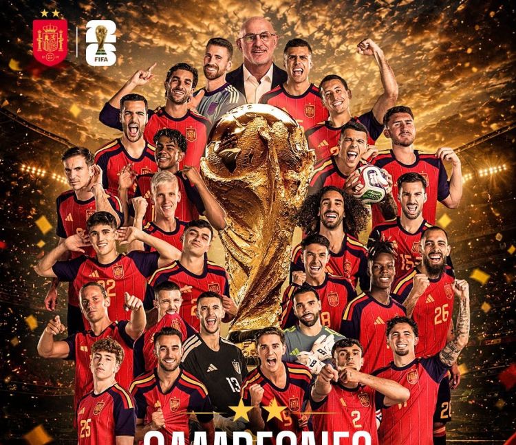 İspaniya dünya çempionu oldu