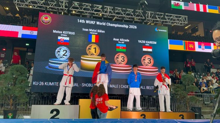 Azərbaycan karateçiləri dünya çempionatında dörd medal qazandılar