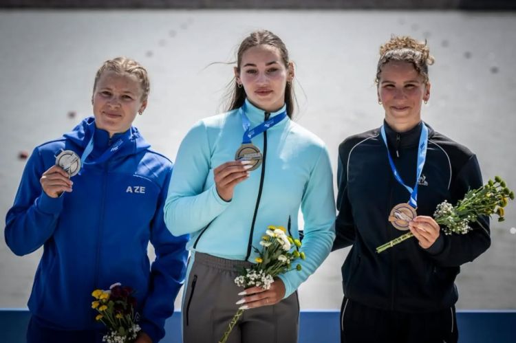Azərbaycanlı avarçəkən Avropa çempionatında gümüş medal qazandı