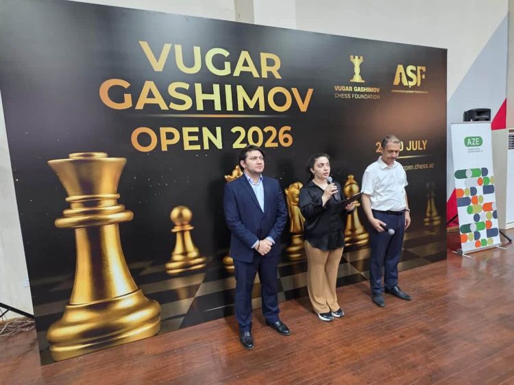 “Vugar Gashimov Open 2026” beynəlxalq turnirinə start verildi