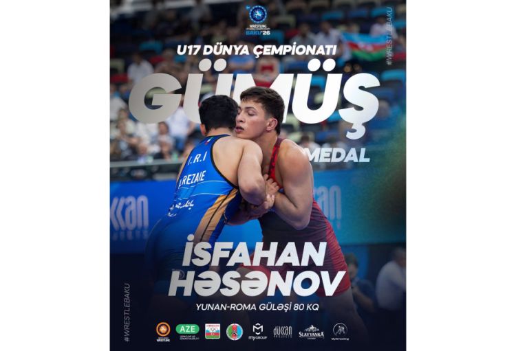 İsfahan Həsənov U-17 dünya çempionatında gümüş medal qazandı
