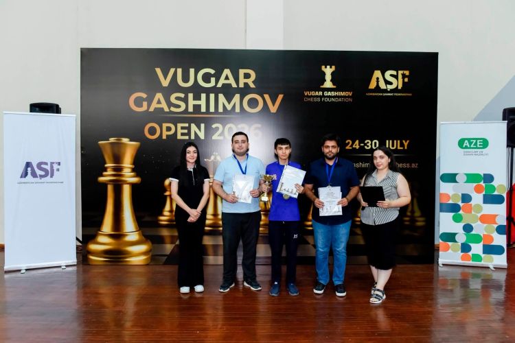 “Vugar Gashimov Open 2026”da mübarizəyə yekun vuruldu