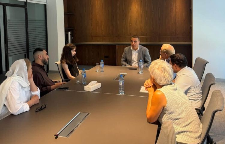 Mahir Məmmədov dünya çempionu ilə görüşdü