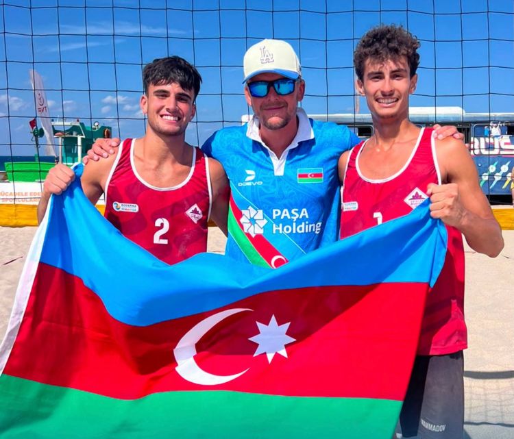 Azərbaycan çimərlik voleybolu millisi Türkiyədə medal qazandı