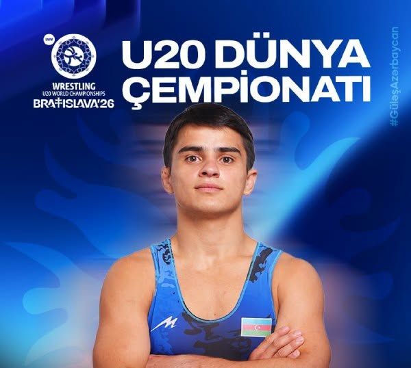 Azərbaycan güləşçisi U-20 dünya çempionatında finala yüksəldi