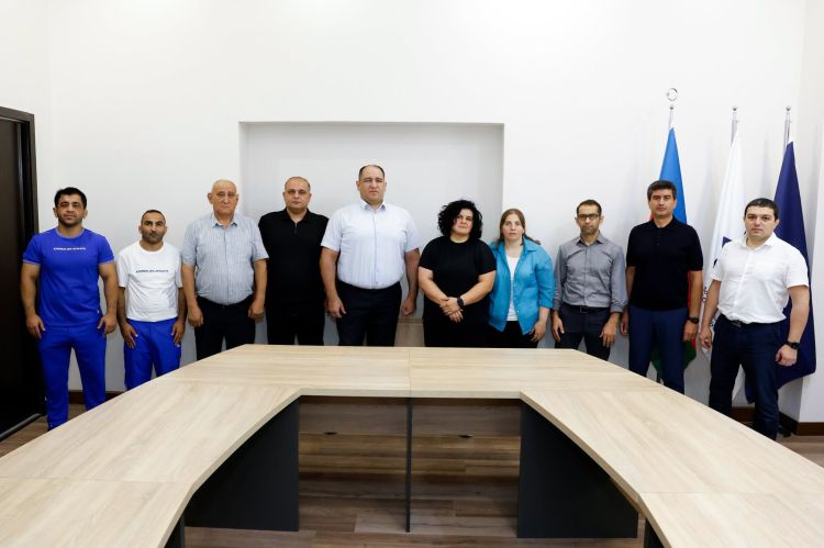 Milli Paralimpiya Komitəsində Avropa çempionatının medalçıları ilə görüş keçirilib