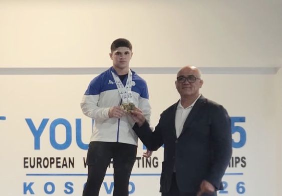 Azərbaycanlı ağırlıqqaldıran Avropa birinciliyində 3 medal qazandı