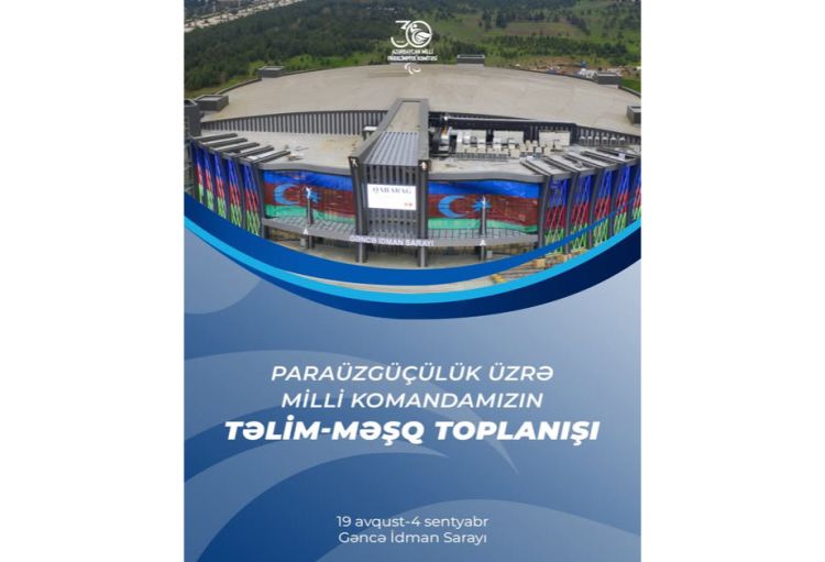 Paraüzgüçülərimiz Gəncədə Avropa çempionatına hazırlaşırlar