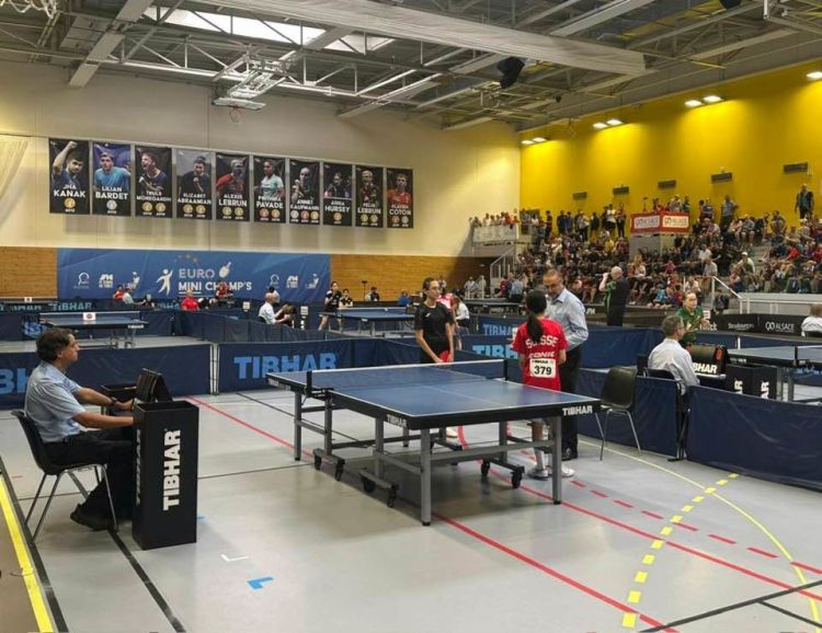 Azərbaycanlı stolüstü tennisçi “Euro Mini Champs”da finala yüksəldi