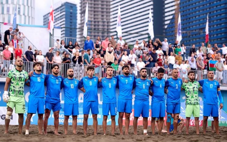 Azərbaycan çimərlik futbolu millisi dünya reytinqində 6 pillə irəlilədi