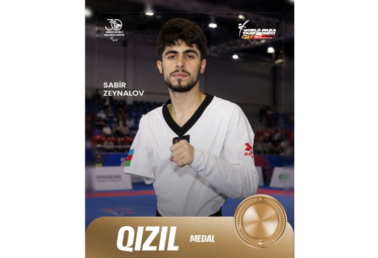 Azərbaycan parataekvondoçusu Qran-Pridə qızıl medal qazandı