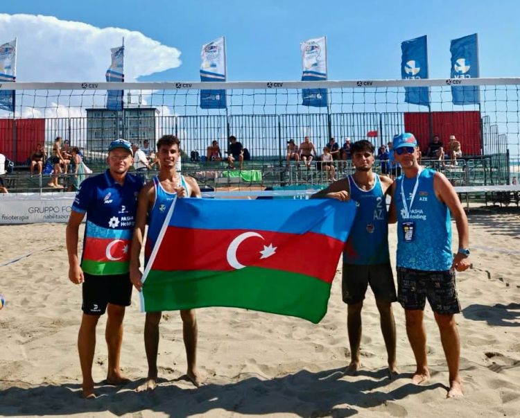 Azərbaycan çimərlik voleybolu cütlüyü Avropa çempionatında pley-offa yüksəlib