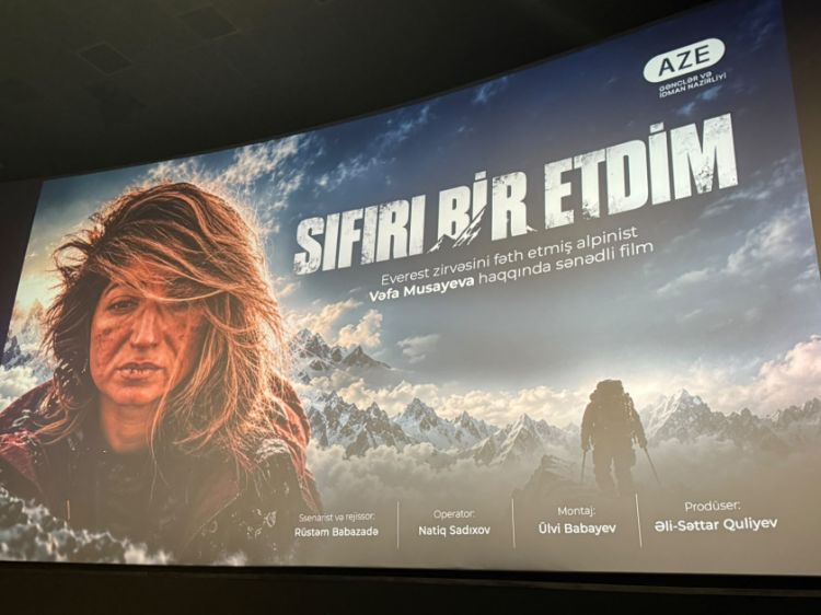 Everest zirvəsini fəth edən azərbaycanlı alpinist barədə film çəkilib