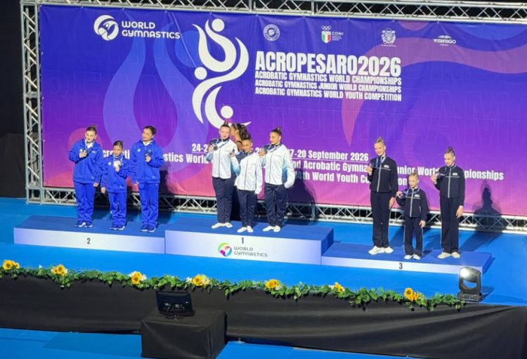 Azərbaycan gimnastları dünya yarışında 2 medal qazandılar