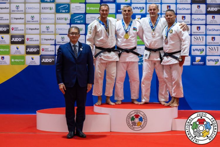 Azərbaycan veteran cüdoçuları dünya çempionatında daha 2 qızıl medal qazandılar