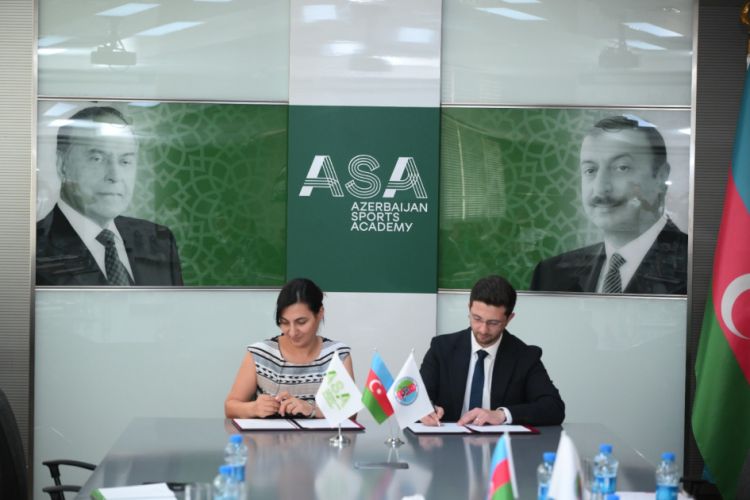 Azərbaycan İdman Akademiyası ilə Güləş Federasiyası arasında memorandum imzalandı