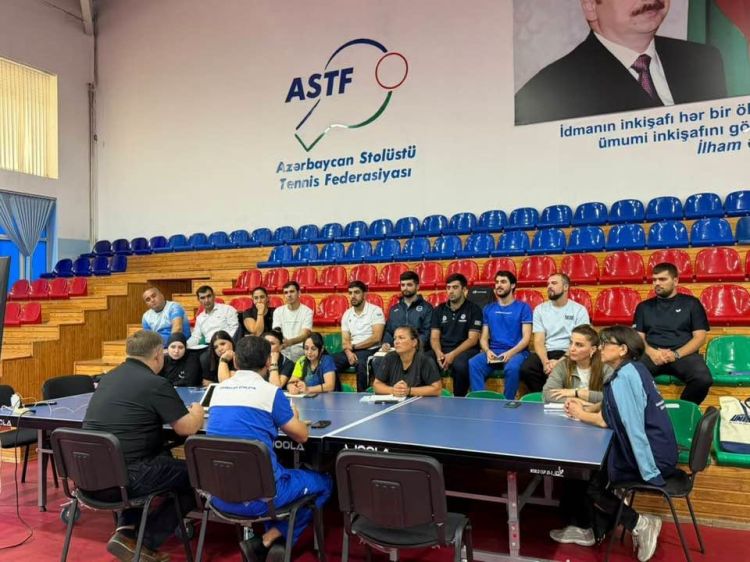 Bakıda stolüstü tennis üzrə beynəlxalq seminar başlayıb