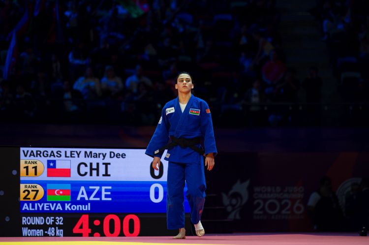 Könül Əliyeva dünya çempionatında mübarizəni dayandırıb