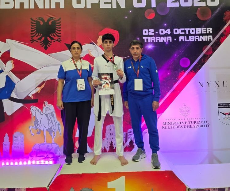 Azərbaycan taekvondoçuları “Albania Open”də 4 medal qazanıblar