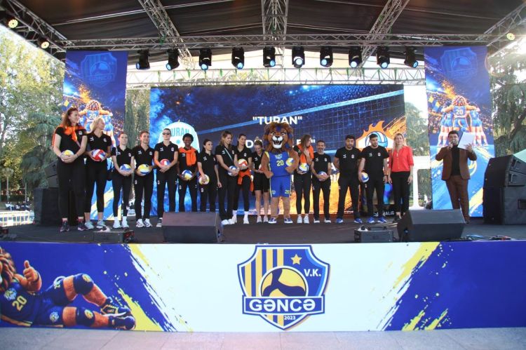 Gəncədə ilk dəfə böyük voleybol festivalı keçirilib