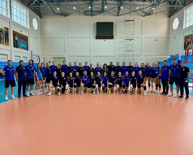 Azərbaycanın U-20 voleybolçu qızları yoxlama oyununda qələbə qazanıblar