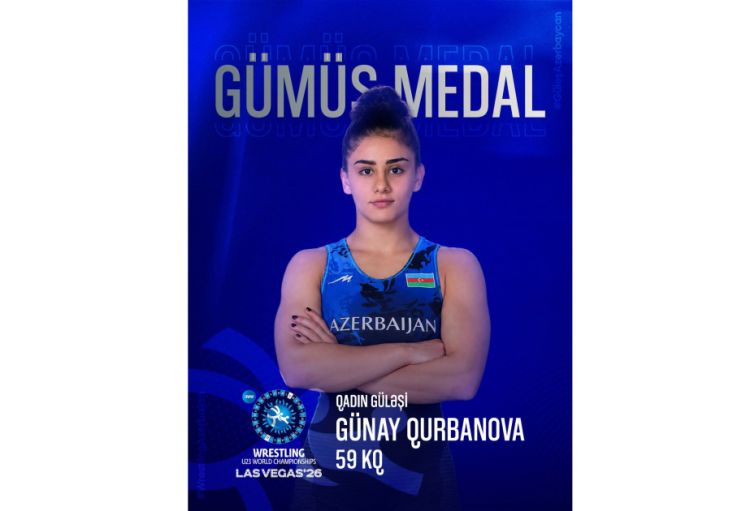 Azərbaycan güləşçisi dünya çempionatında ikinci yeri tutub