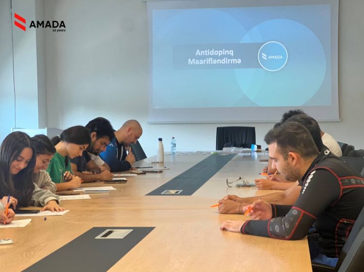 AMADA üç idman federasiyasının üzvləri üçün antidopinq seminarı keçirib