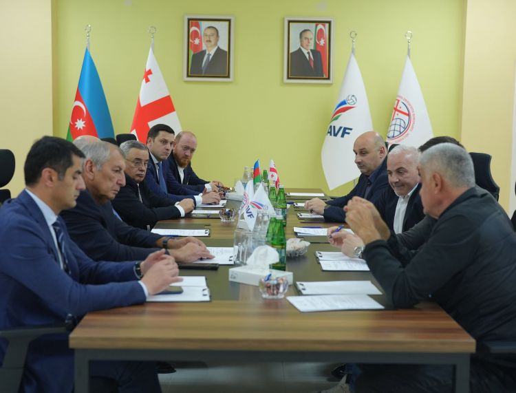Azərbaycan və Gürcüstan voleybol federasiyalarının rəhbərləri görüşüblər