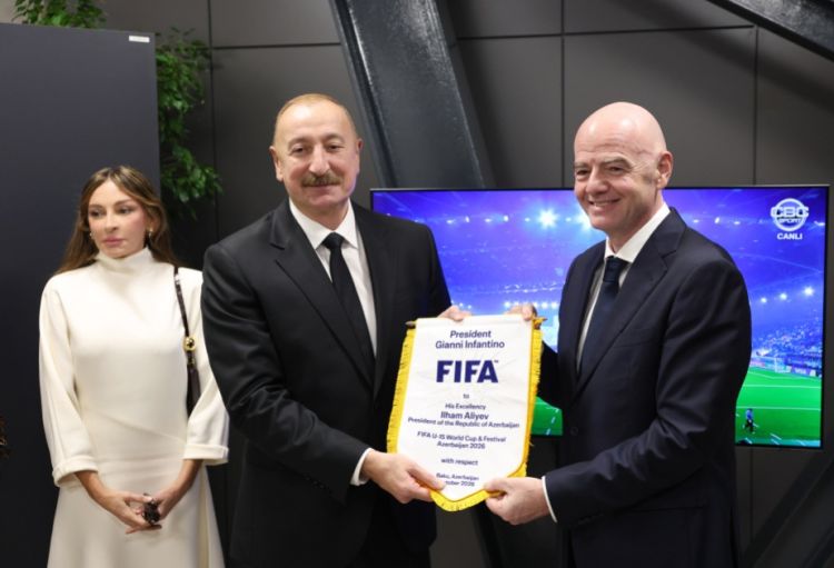 Canni İnfantino U-15 mundialının təşkilinə görə Prezident İlham Əliyevə təşəkkür edib
