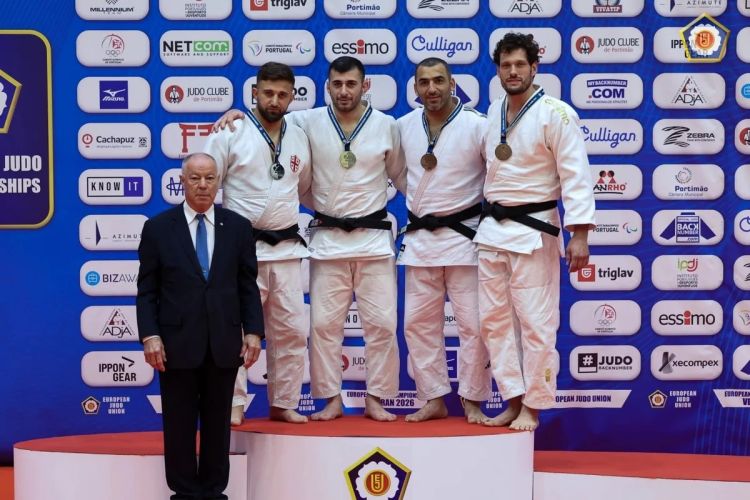 Azərbaycan veteran cüdoçuları Avropa çempionatında daha bir medal qazanıblar