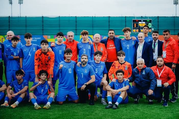 AFFA prezidenti U-15 dünya çempionatının oyununu izləyib