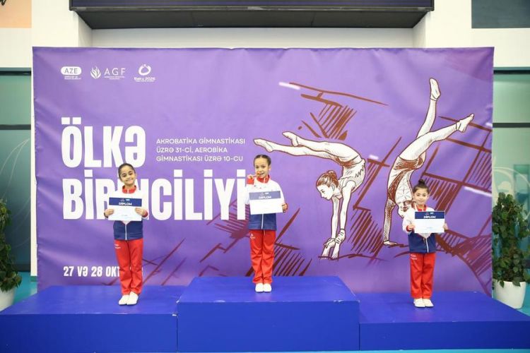 Gimnastika üzrə ölkə birinciliyində qaliblər müəyyənləşib