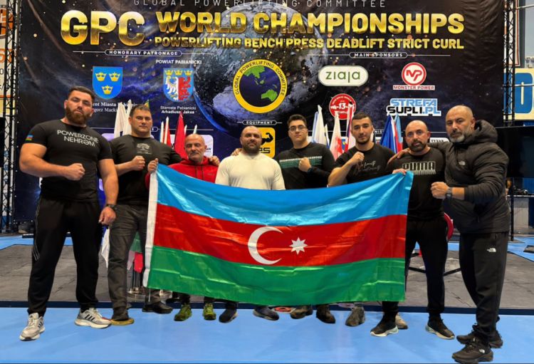 Azərbaycan idmançıları stronqmen üzrə dünya çempionatında üç dünya rekordu müəyyənləşdiriblər