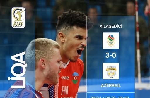 Kişi voleybolçuların Super Liqasında II turun oyunları keçirilib