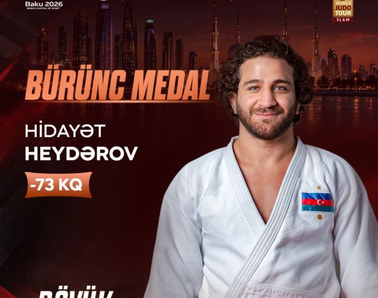 “Böyük Dəbilqə”: Hidayət Heydərov bürünc medal qazanıb