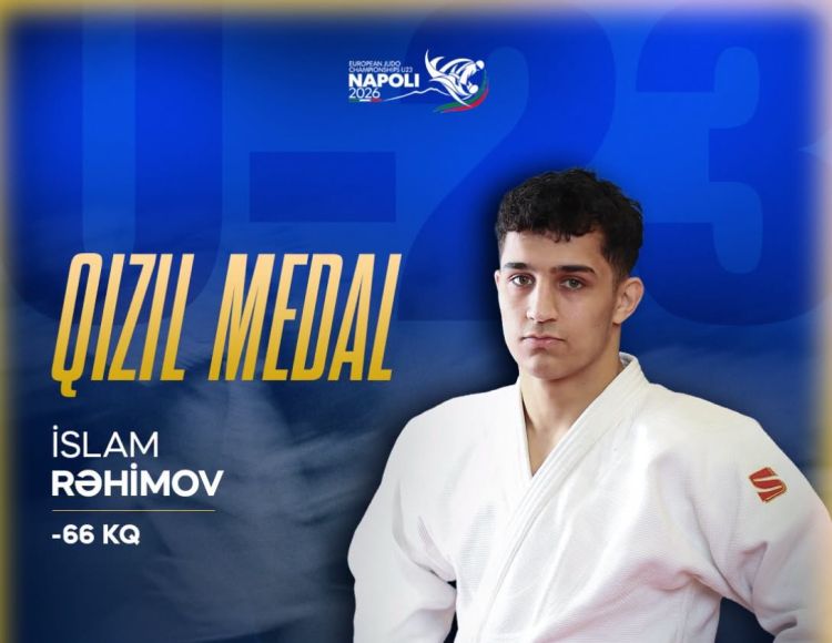 İslam Rəhimov ardıcıl ikinci dəfə U-23 Avropa çempionu olub